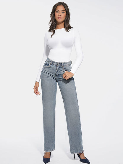 Body gainant culotte | Manches longues