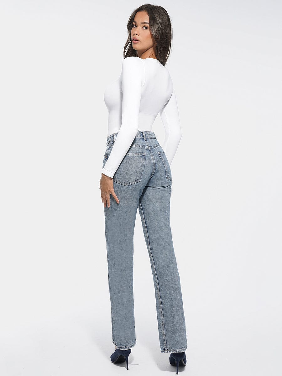 Body gainant culotte | Manches longues