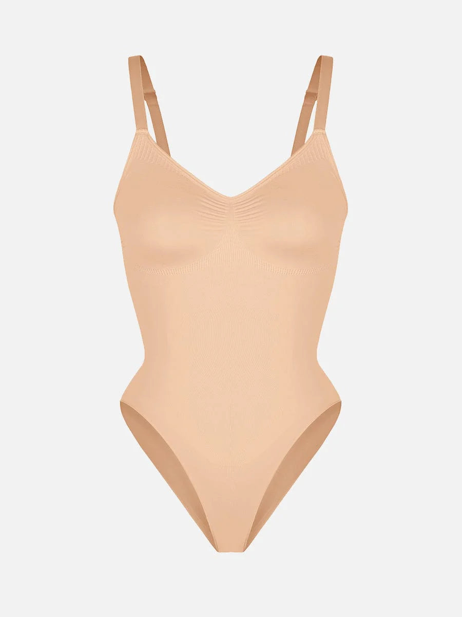 Body gainant culotte | Bretelles fines réglables