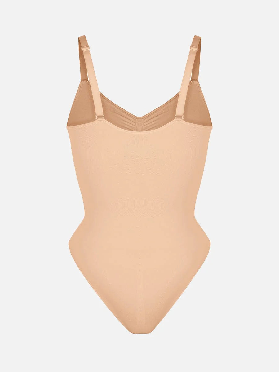 Body gainant culotte | Bretelles fines réglables