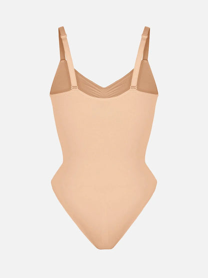 Body gainant culotte | Bretelles fines réglables