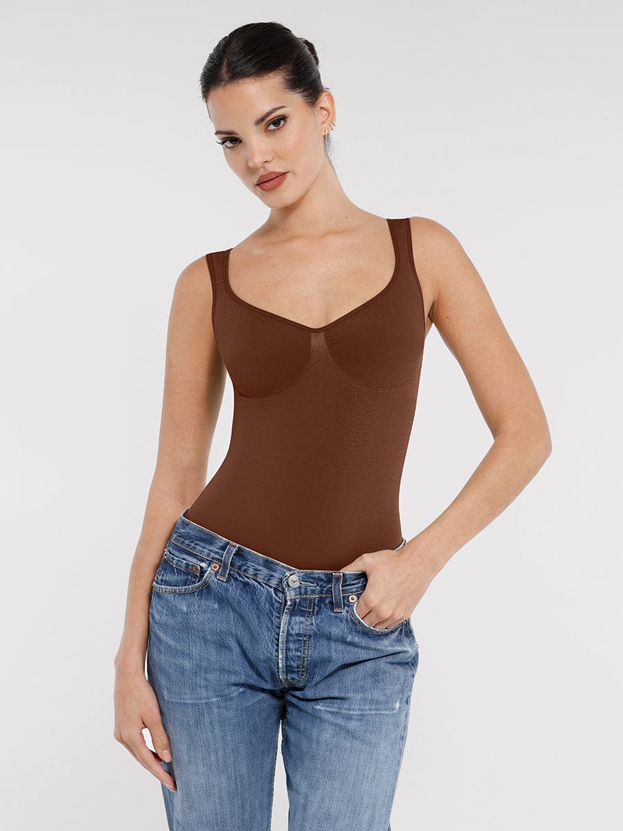Body Culotte Gainant | Bretelles larges ajustables
