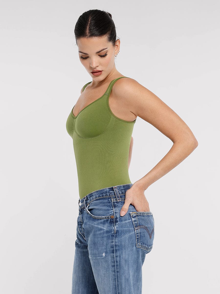Body Culotte Gainant | Bretelles larges ajustables