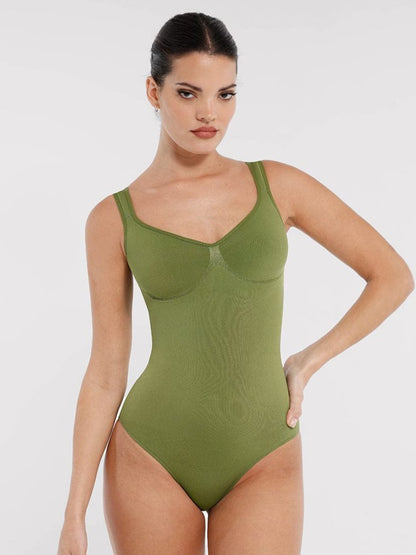 Body Culotte Gainant | Bretelles larges ajustables