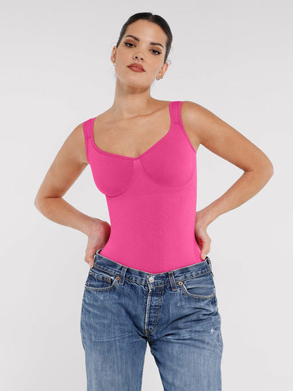 Body Culotte Gainant | Bretelles larges ajustables