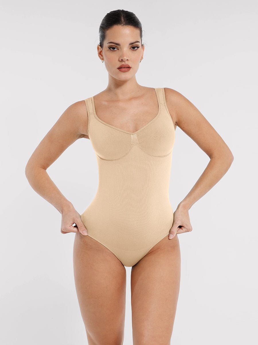 Body Culotte Gainant | Bretelles larges ajustables