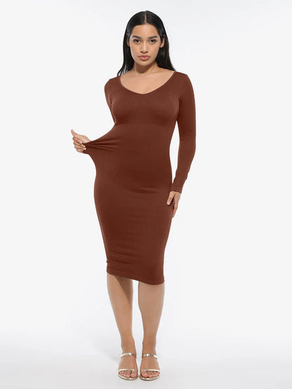 Robe Gainante | Manches longues