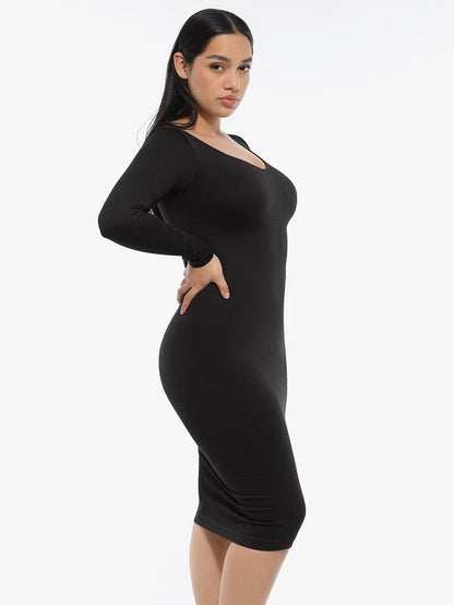 Robe Gainante | Manches longues