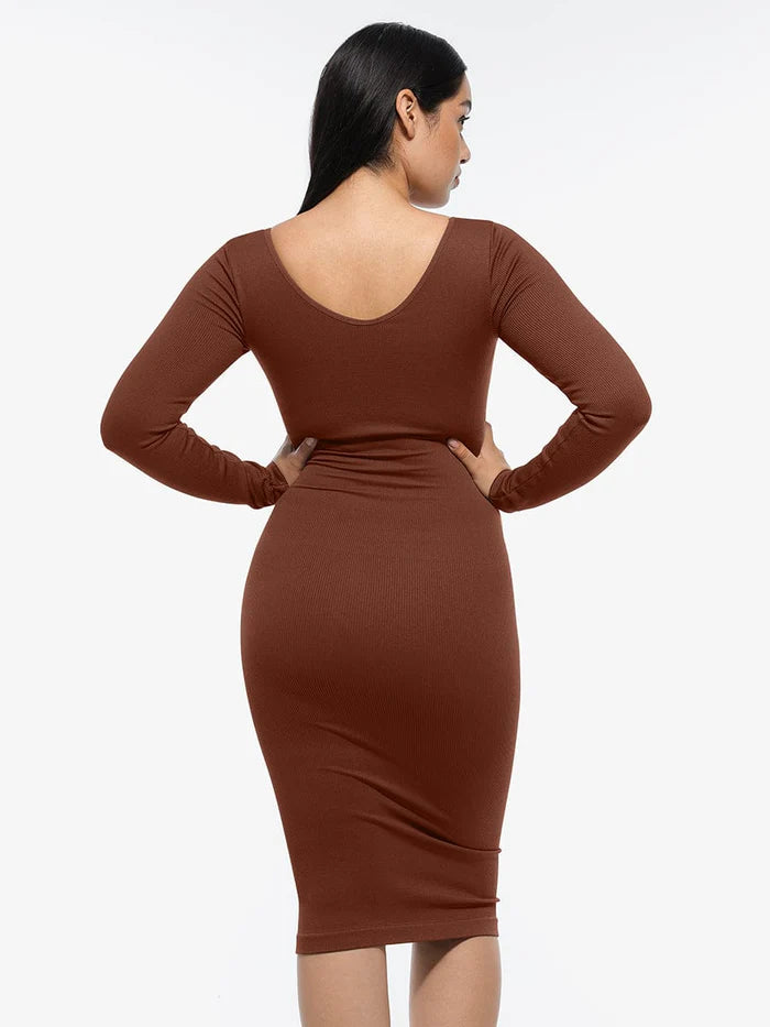 Robe Gainante | Manches longues